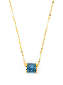 Birthstone Pendant Necklace