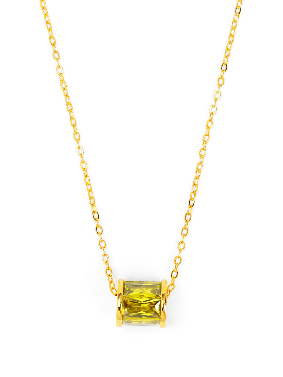 Birthstone Pendant Necklace