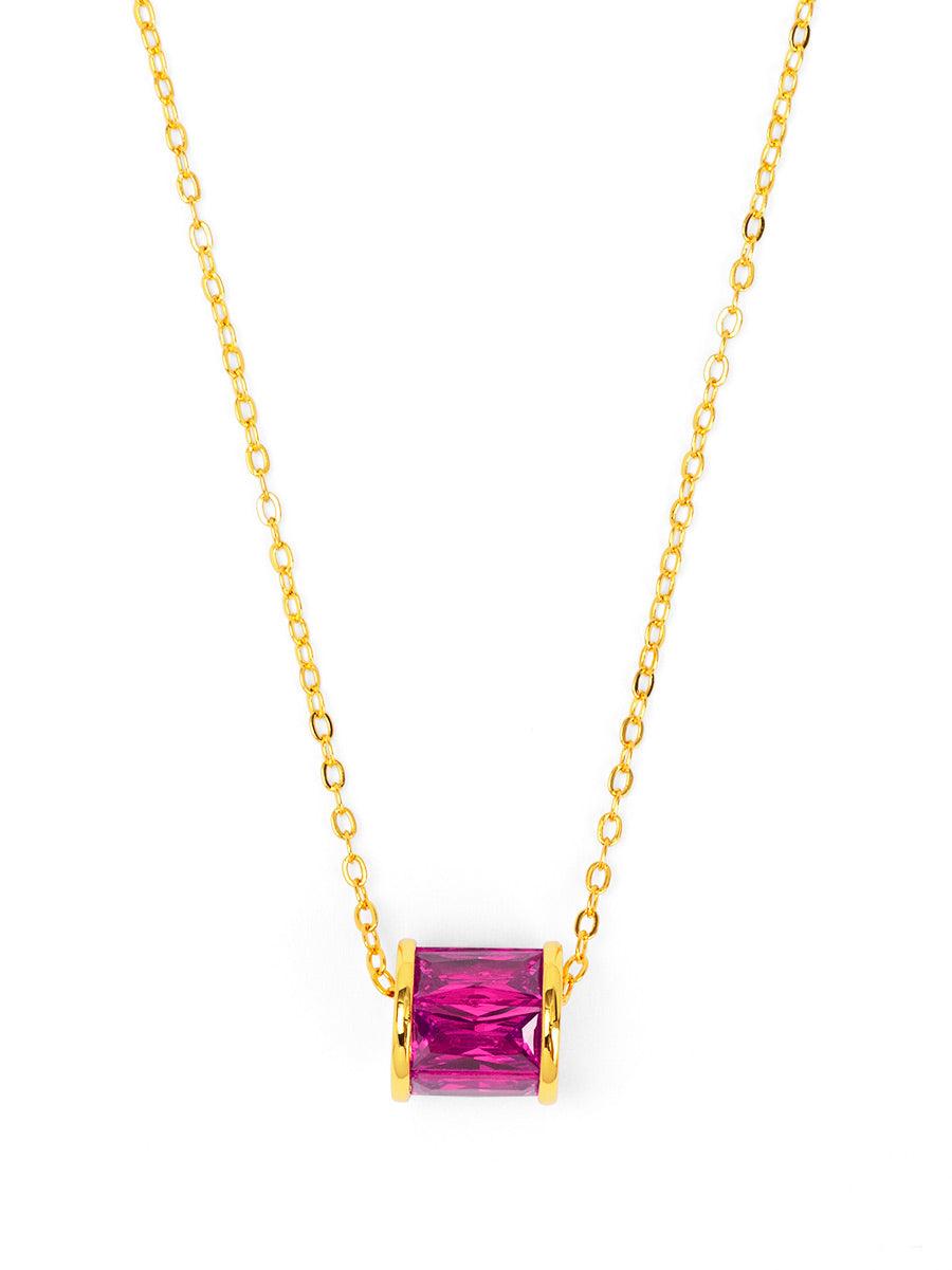 Birthstone Pendant Necklace