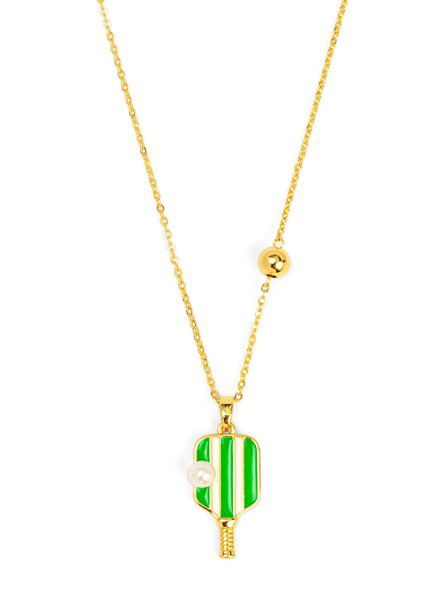 Pickleball Charm Necklace
