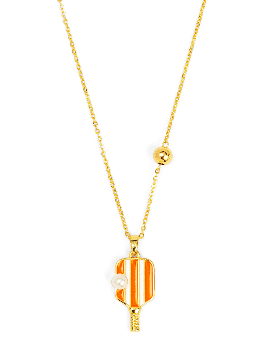 Pickleball Charm Necklace