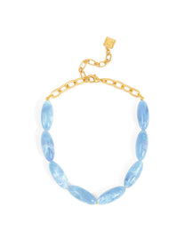 Glossy Resin Collar Necklace