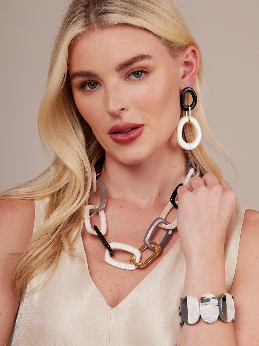 Noa Stretch Resin Bracelet