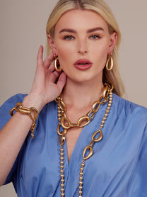 Ines Puffy Link Bracelet