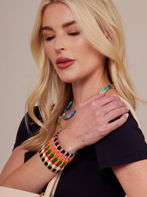 Noemi Enamel Stripe Bracelet