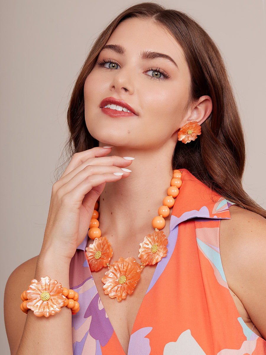 Daisy Beaded Bracelet