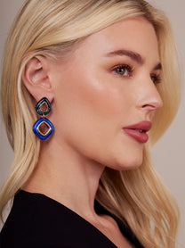 Sabine Geo Drop Earring