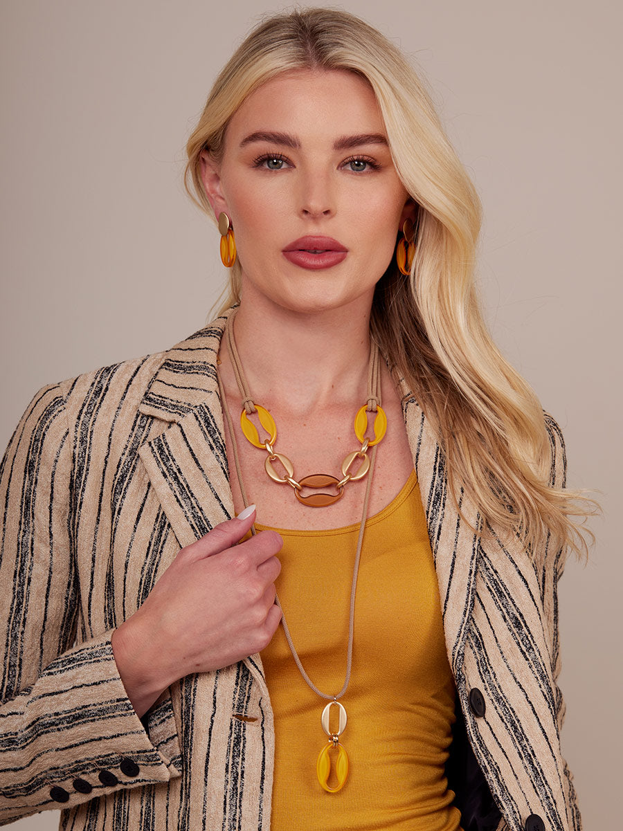 Mira Mixed Link Necklace