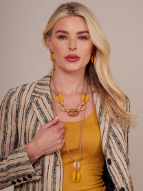 Mira Mixed Link Necklace