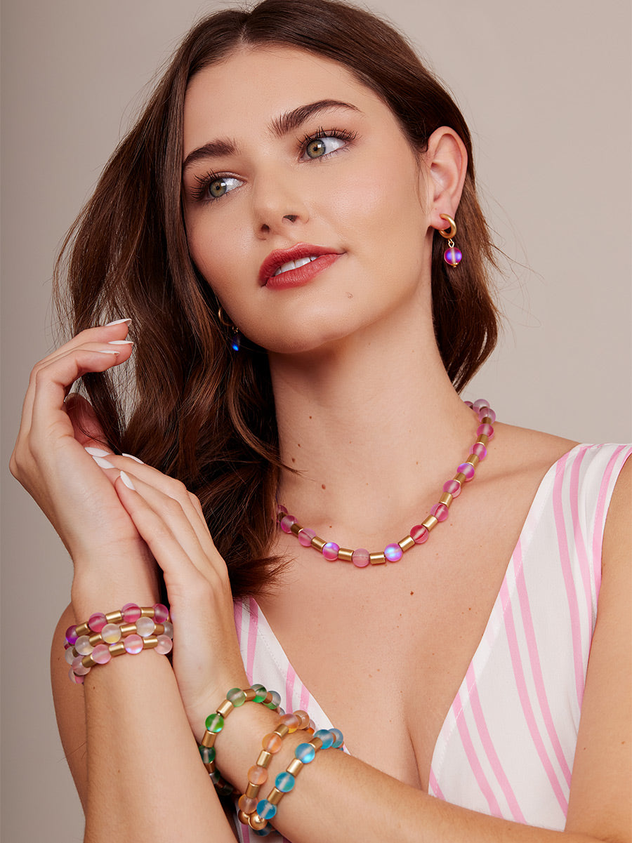 Glow Beads Magnet Necklace
