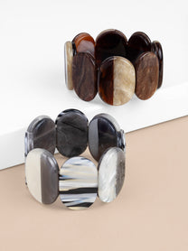 Noa Stretch Resin Bracelet