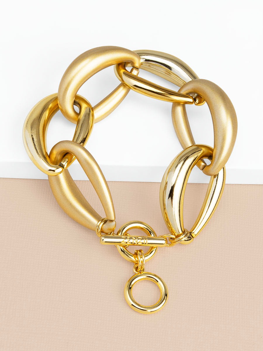 Ines Puffy Link Bracelet