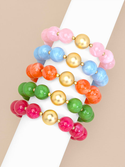 Glossy Resin Bracelet