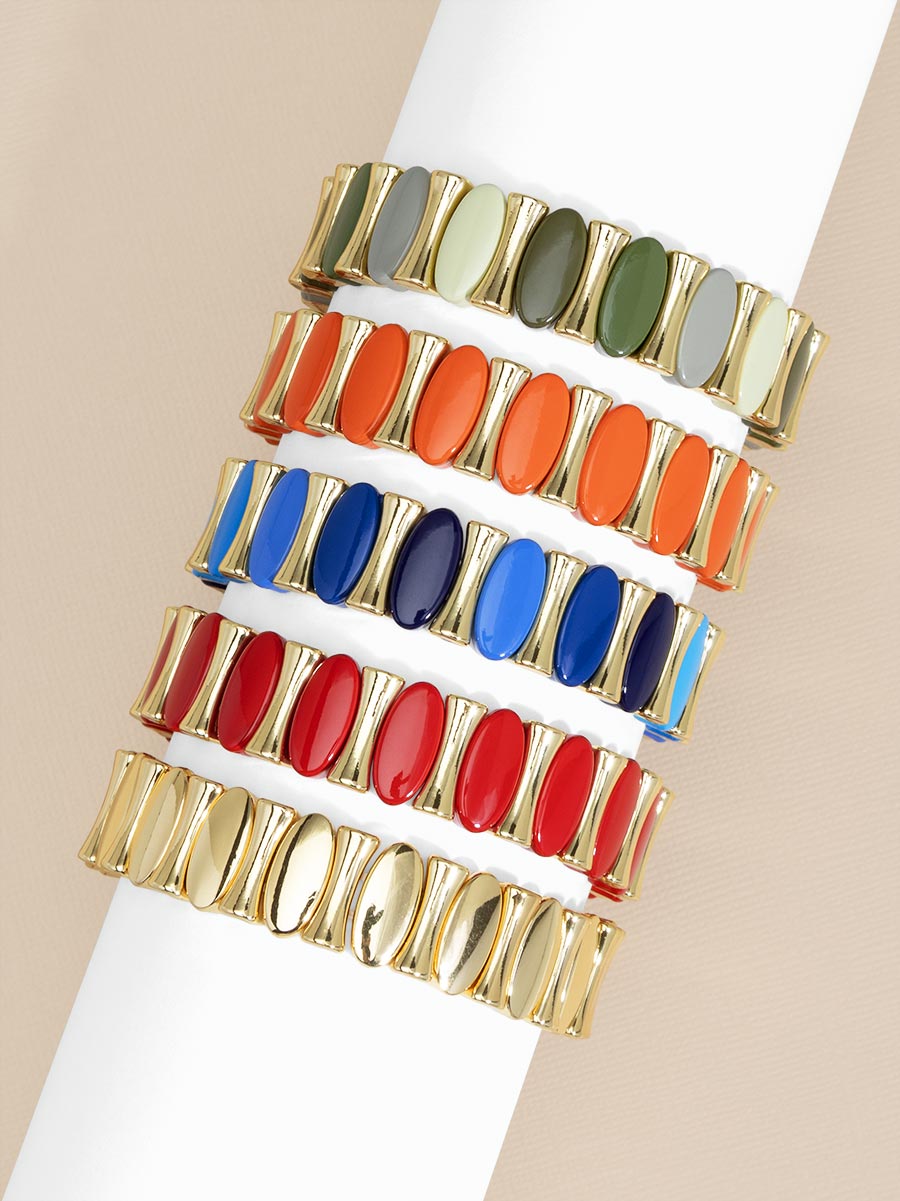 Corinne Oval Stretch Bracelet