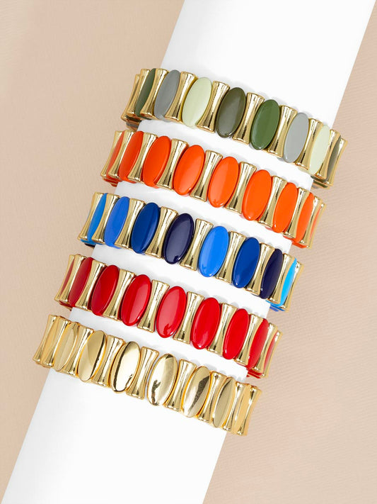 Corinne Oval Stretch Bracelet