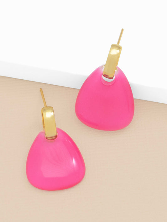 earrings for hot pink dress Striking :: Neon Pink Dress & GSR