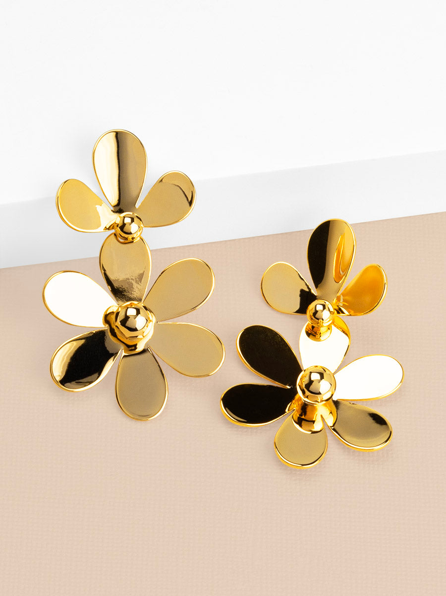 Rosalind Petal Drop Earring
