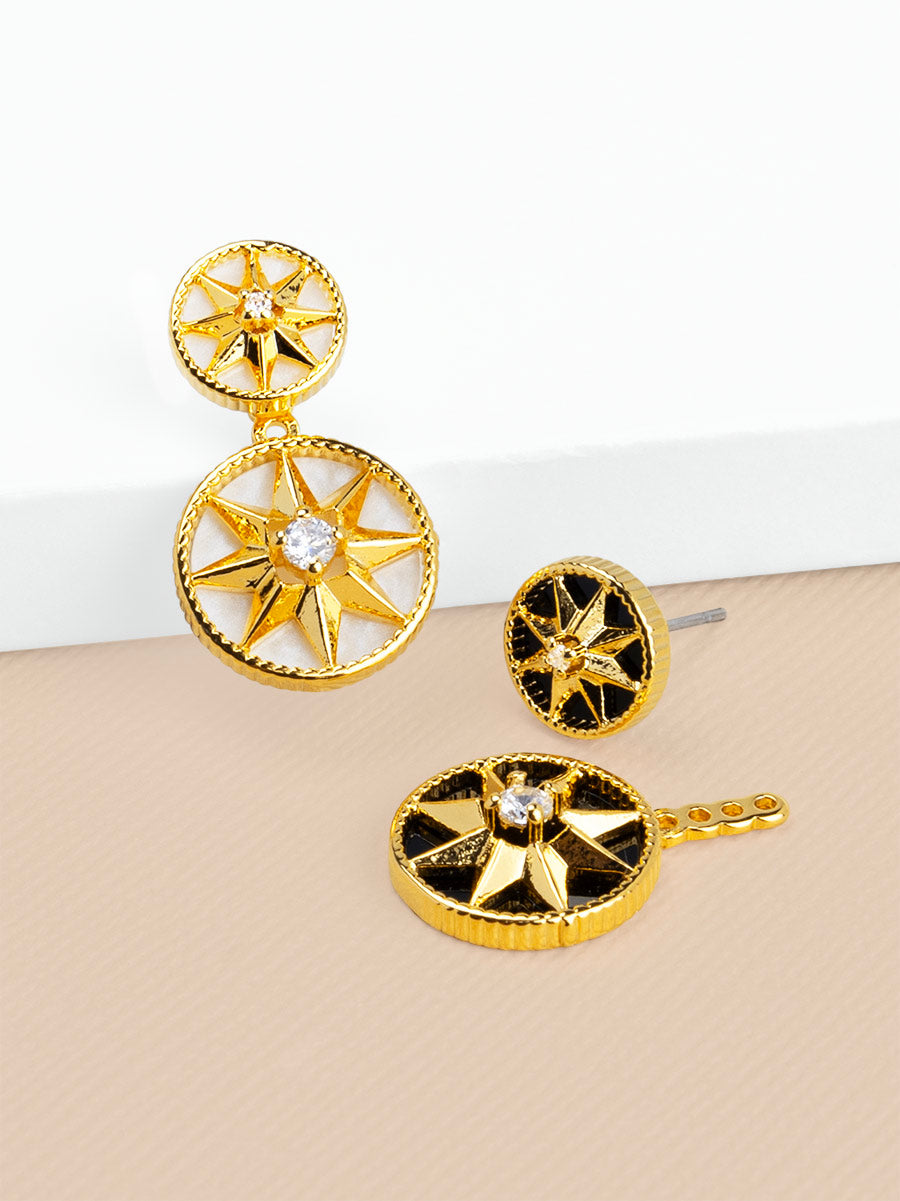Aveline Starburst Drop Earring
