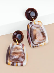 Veda Resin Drop Earring