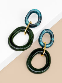 Noa Double Oval Earring