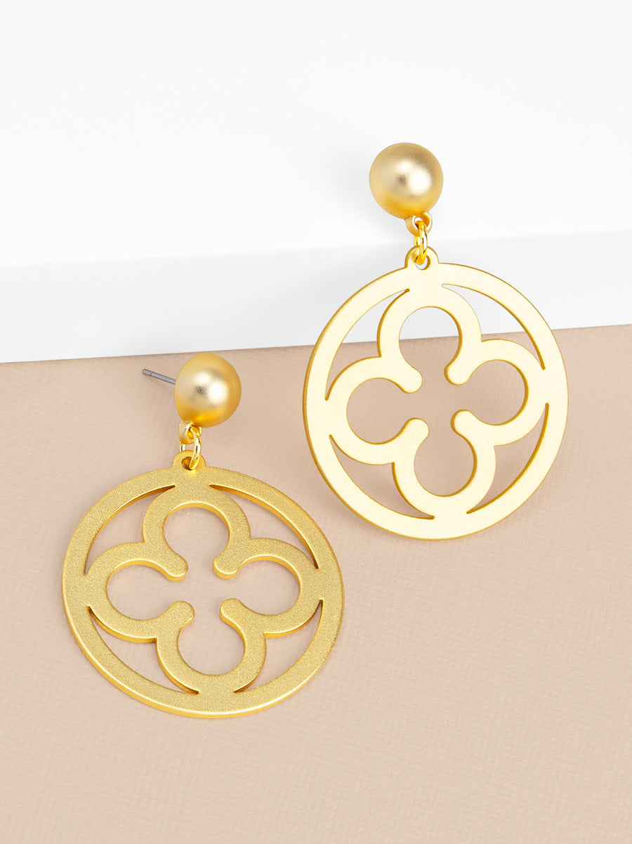 Florence Large Medallion Earring