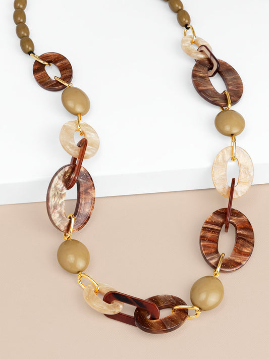 Noa Mixed Long Link Necklace