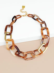 Noa Short Link Necklace
