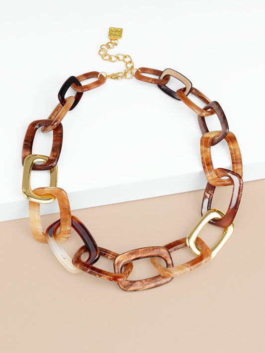 Noa Short Link Necklace