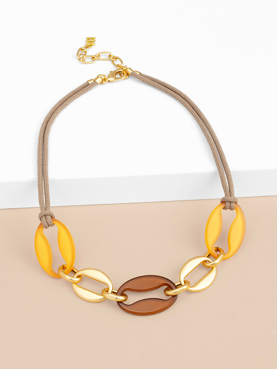 Mira Mixed Link Necklace