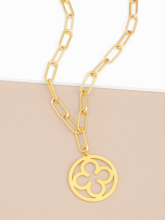 Florence Medallion Short Necklace