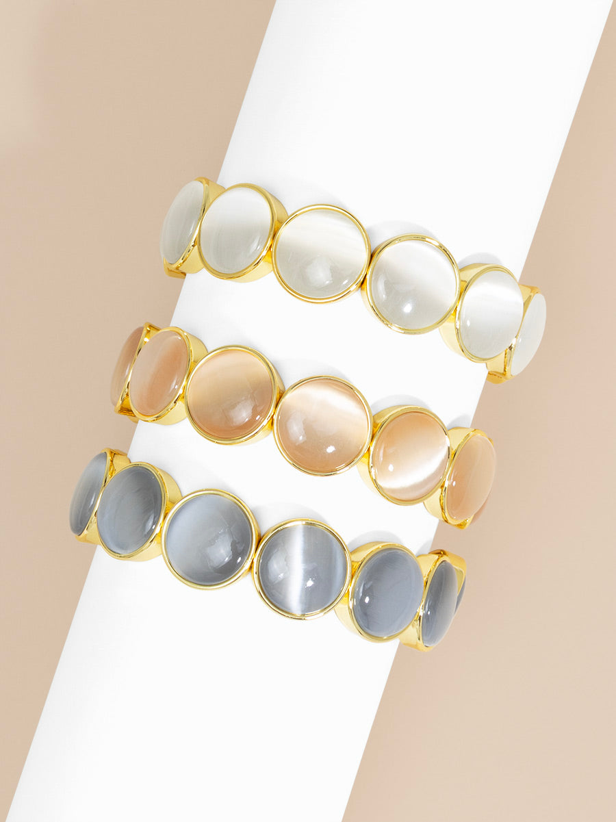Cat Eye Large Stretch Bracelet
