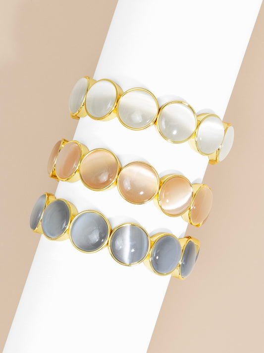 Cat Eye Large Stretch Bracelet