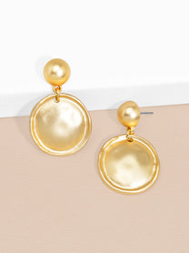 Maren Disc Drop Earring
