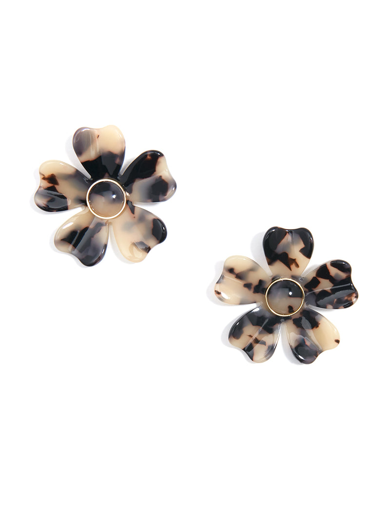 Tortoise Blossom Earring