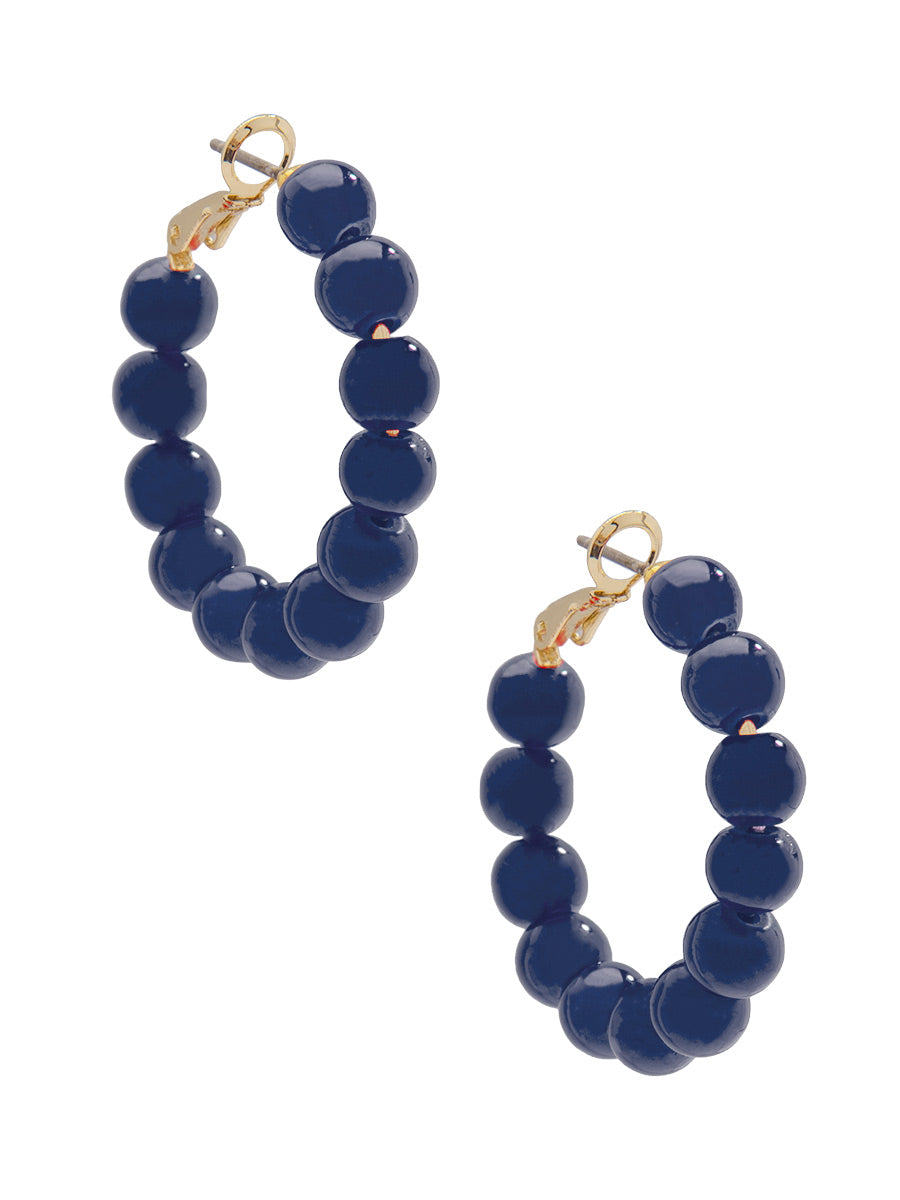 Resin Flame Drop Earring