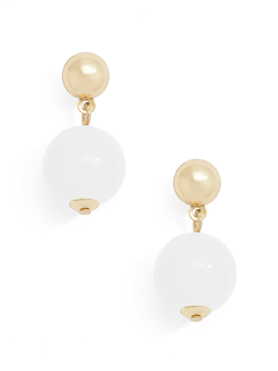 Resin Flame Drop Earring
