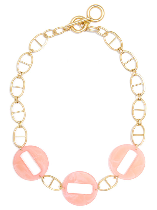 Cloud Links and Mariner Chain Collar Necklace