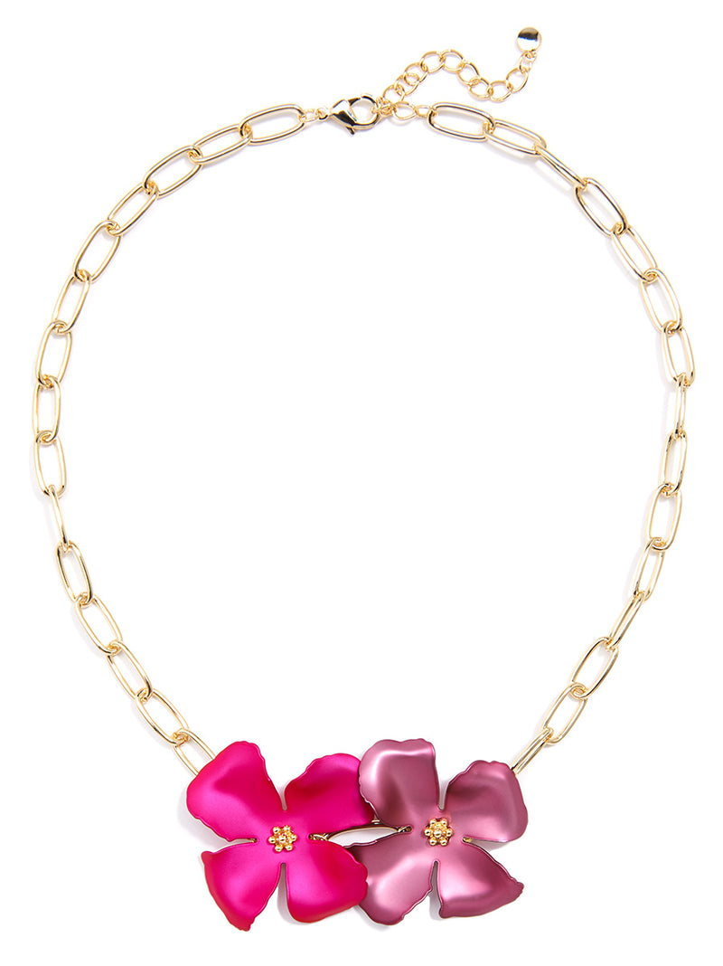 Chroma Metals Chain Collar Necklace
