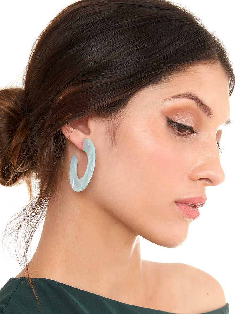 All About Hue Hoop Earring