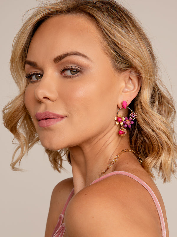 Brianna Flower Earring