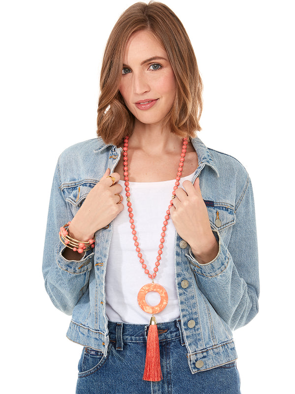 On The Move Tassel Necklace
