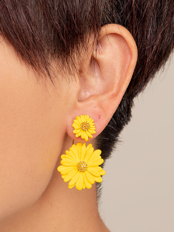 Ida Two-Piece Flower Earring